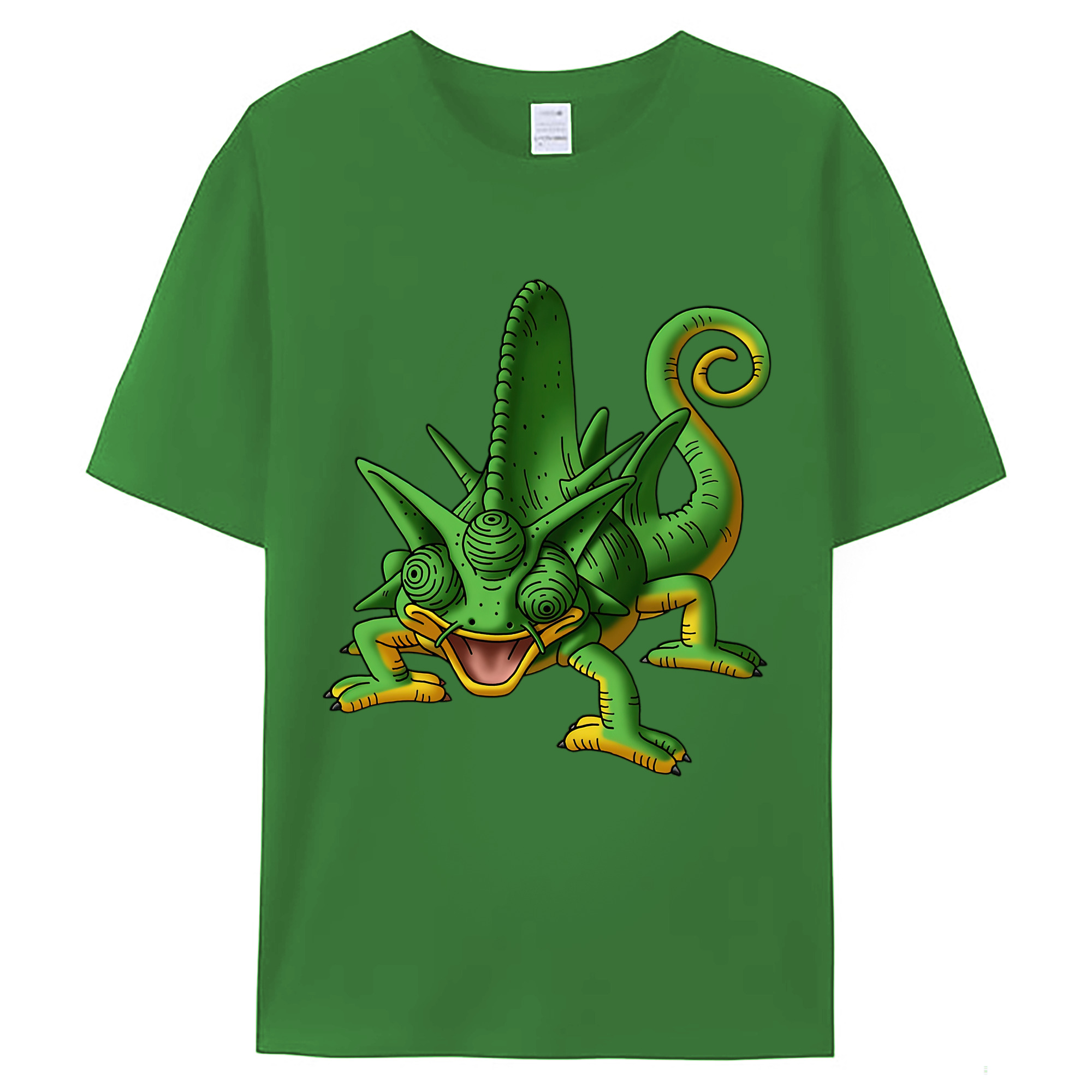 （画像用） ドラゴンクエスト Doragon Kuesuto Dragon Quest レディースカジュアルプリントTシャツ（綿100％）